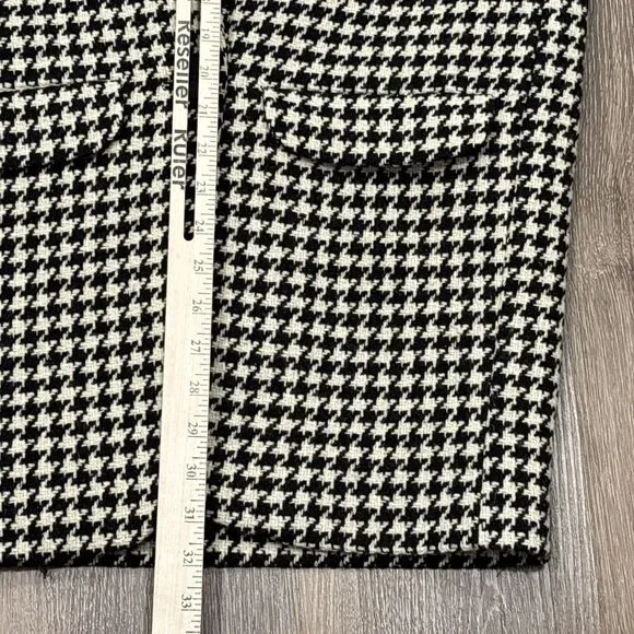 Vintage The Limited Blazer XS Wool 90s Oversized Houndstooth USA - Picture 7 of 11